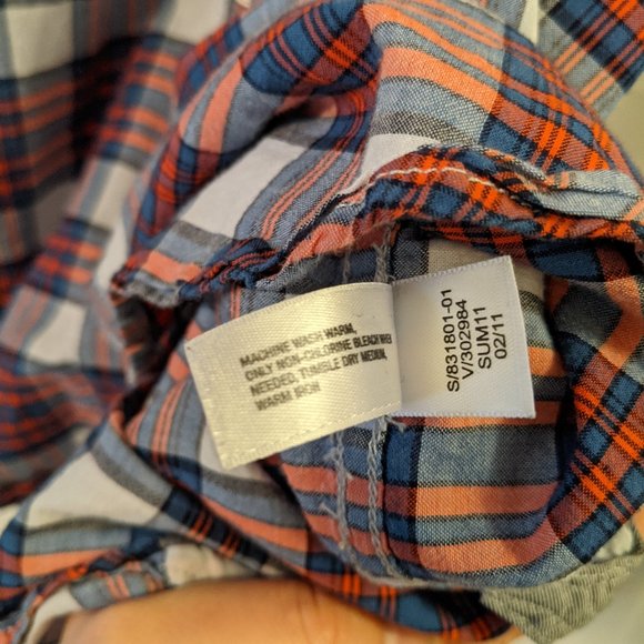Gap Plaid L/S Shirt Sz. S - Picture 6 of 6
